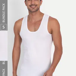 T.T. Desire Interlock Pack Of 4 Cotton Innerwear Vests-image-83