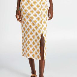 KIABI Geometric Printed Straight Opaque Midi A-Line Skirts-image-92