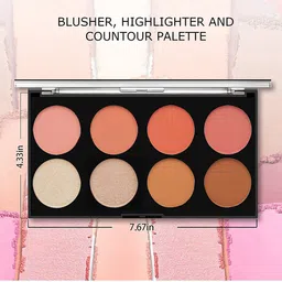 MARS Women Fantasy Highlighter Blusher & Bronzer Face Palette image 2