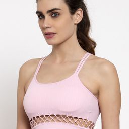 MAKCLAN Pack Of 2 Non-Wired Removable padding Full Coverage Work Out Bra All Day Comfort image 5