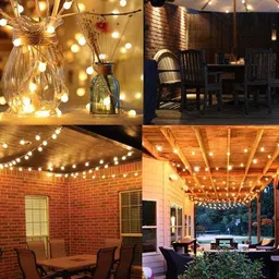 Glimmer Lightings Yellow Mini Ball String Lights image 3
