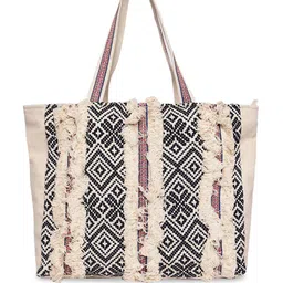 ASTRID Geometric Shopper Tote Bag-50
