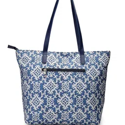 AQUATAN Ethnic Motifs Printed Shopper Tote Bag image 3
