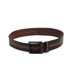 Van Heusen Men Brown Textured Leather Belt-image-51