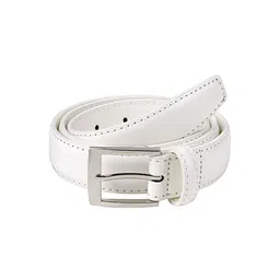 KAEZRI Men White PU Belt-picture-7