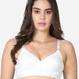 VStar White Non Padded & Non Wired Solid Bra-image-18