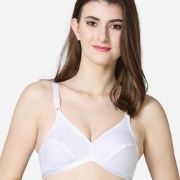 VStar White Solid Non Padded & Non Wired Bra-picture-24