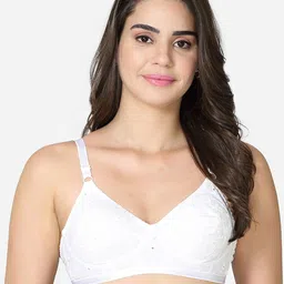 VStar White Non Padded Non-Wired Everyday Bra-IMAGE-B-image-84