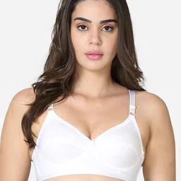 VStar White Non Padded Non-Wired Everyday Bra-DREAMS-C-WHITE-image-31