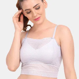 Amour Secret Grey Floral Bralette Bra-image-30
