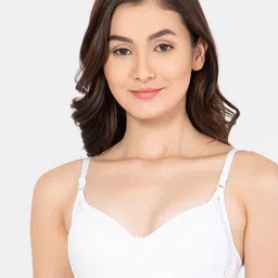 Lady Lyka Non Padded & Non Wired Seamless Cotton Bra-image-45