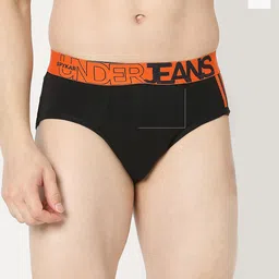 UnderJeans by Spykar Pack Of 2 Anti-Microbial Basic Briefs UJNTPBC011BLACKWHITE-image-54