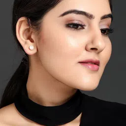 TOKYO TALKIES X rubans FASHION ACCESSORIES Set of 6 Gold-Plated & White Drop Earrings image 5