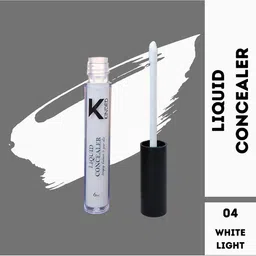 KINDED  Full Coverage & Long Lasting Liquid Concealer-6 ml-White Light-6