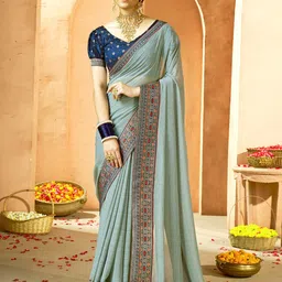 Mitera Zari Pure Georgette Saree With Blouse Piece-picture-45