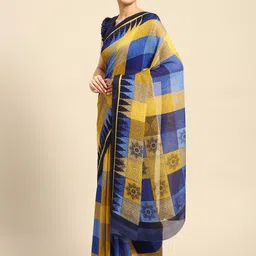 KALINI Ethnic Motifs Pure Georgette Saree-25