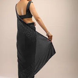 SWADESI STUFF Embellished Sequinned Saree image 3