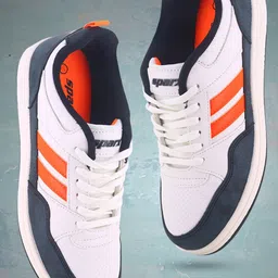 Sparx Men Striped Lace-Up Sneakers-image-17