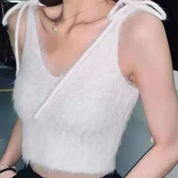 StyleCast Girls White Shoulder Straps Crop Top-picture-11