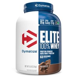 Dymatize Elite 100% Whey Protein,  5 lb  Rich Chocolate -image-9