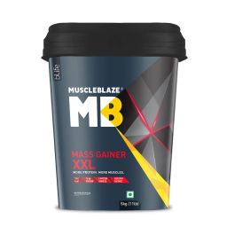 MuscleBlaze Mass Gainer XXL,  11 lb  Chocolate -image-73