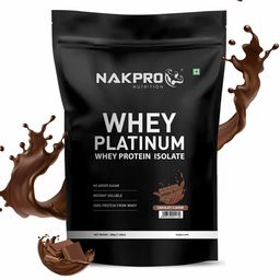 Nakpro Whey Platinum Whey Protein Isolate,  1.1 lb  Chocolate -6