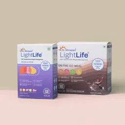 Dr. Morepen LightLife Power Plan, 50 sachets/pack Pre-Meal Nutrition Mix flavour Assorted & On-The-Go Meal 10 Sachets flavour Chocolate-picture-7