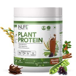 INLIFE Vegan Plant Protein,  1.1 lb  Chocolate -image-20
