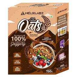 Helixlabz High Protein Oats, 750 g Chocolate-image-31