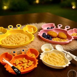 CRAB SHAPED PLATE - BPA FREE PLASTIC, FOOD GRADE PLASTIC-image-87