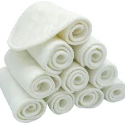 3 Layer White Microfiber Nappy Inserts Liners-image-54