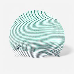 Silicone Swim Cap Secure Fit & Flexible Anoi White-image-87