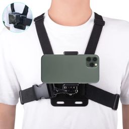 amblic Camera Chest Belt Strap+J-Mount+Pole Mount+360 Mobile Bracket for MotoVlogging Strap-picture-19