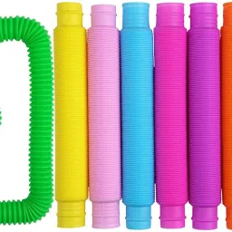 Pop Tube Fidget Sensory Stress Anxiety Relief Sensory Bendable Stiming Toy (8Pc)-picture-17