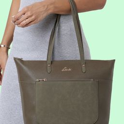Lavie Women Amelia Olive Green Tote bag-image-61
