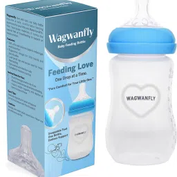 Milk Bottle Anti-Colic Slim Neck Essential Baby Feeding Bottle BPA Free - 260 ml-11