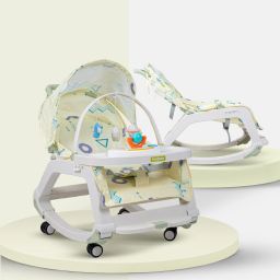 5 in 1 Baby Rocking Chair for Kids Hanging Toy Baby Dining Booster Seat for Baby Bouncer-image-92