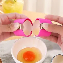 oneness Egg Cracker Tool, Easy Egg Cracking, Multicolor Egg Shell Opener, Egg Cracking Plastic Egg Separator image 3