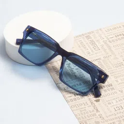 Ted Smith Unisex Wayfarer Sunglasses with Polarised and UV Protected Lens SUN-GRAHAM1_C3-87
