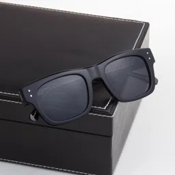 Ted Smith Unisex Wayfarer Sunglasses with Polarised and UV Protected Lens SUN-CONNER_C1-1-95