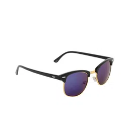 CRIBA Unisex Purple Lens & Black Wayfarer Sunglasses with UV Protected Lens-16
