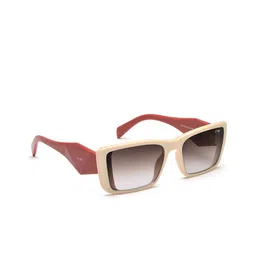 IRUS by IDEE Women Full Rim Square Sunglasses with UV Protected Lens IRS1246C6SG-58