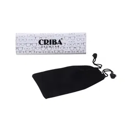 CRIBA Rectangle Sunglasses With UV Protected Lens VCR_ODY_BLK image 3