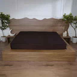 BELIHODE Brown Polycotton Water Resistant Mattress Protector-picture-46