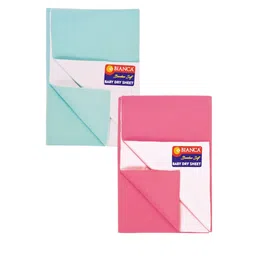 BIANCA Pink & Sea Green Set of 2 Waterproof Mattress Protector-image-22