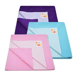 TIDY SLEEP Kids Set Of 3 Solid Cotton Water-Proof Mattress Protector-image-67