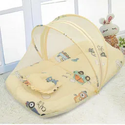 Baby Moo Yellow Printed Tent Bedding Set-image-66