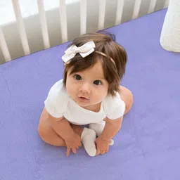 BIANCA Set of 2 Waterproof & Breathable Bamboo-Feel Baby Dry Sheet & Mattress Protector-3