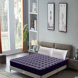 DREAM CARE Purple Quilted Breathable Water Resistant Queen Bed Mattress Protector-image-18