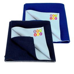 BeyBee Kids Blue 2 Pieces Cotton Breathable & Lightweight Mattress Protector-image-81